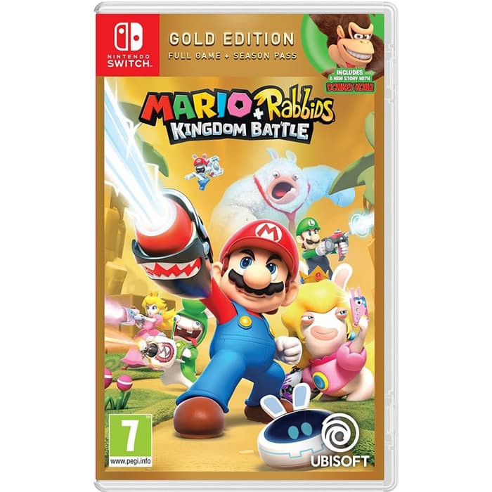 SWITCH MARIO   RABBIDS KINGDOM BATTLE  GOLD EDITION    MARIO RABBIDS