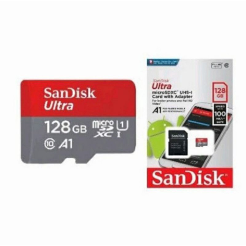 micro SD memory sandisk 128GB Ultra Class 10