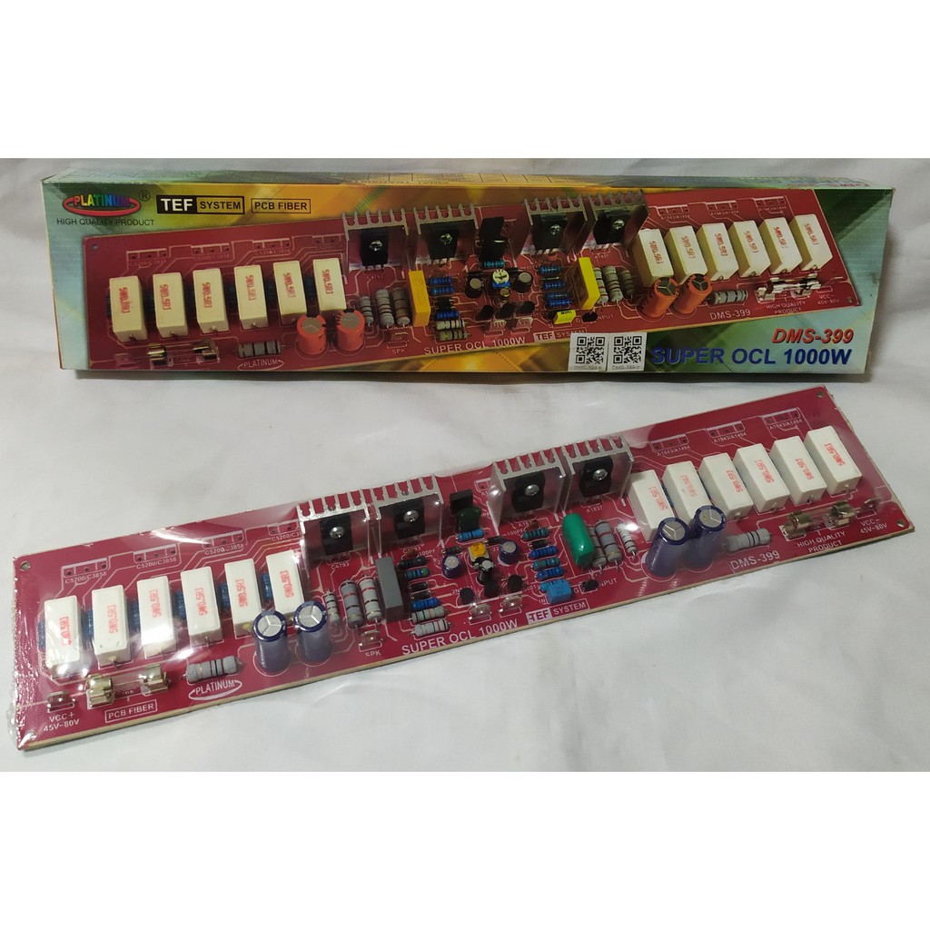 Kit Power Amplifier Platinum DMS-399 Power Mono Super OCL 1000watt TEF System DMS-399