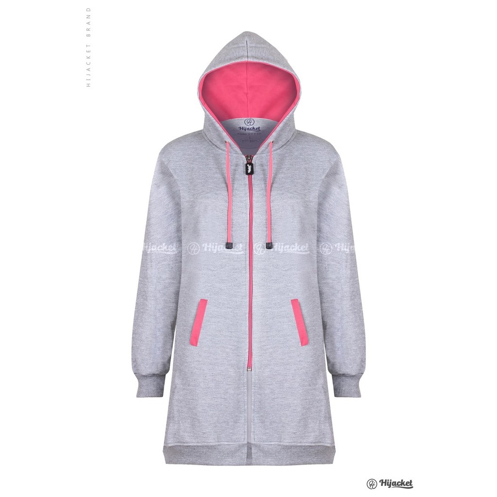 ALL HIJACKET BASIC GREY II JAKET MUSLIMAH II-2