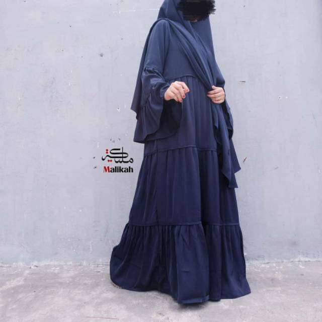 Gamis Savanah by Abaya Malikah (navy)