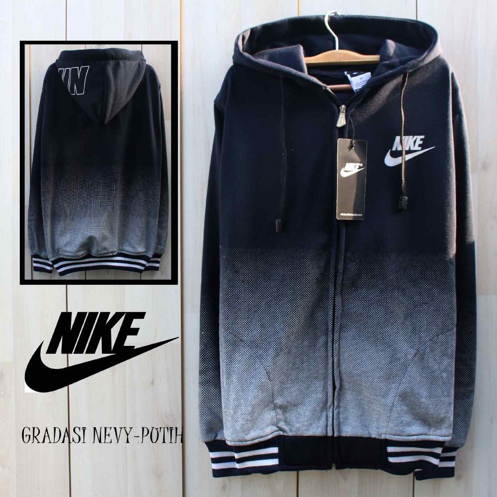 Langsung Order Jaket nike gradasi navy white Obral