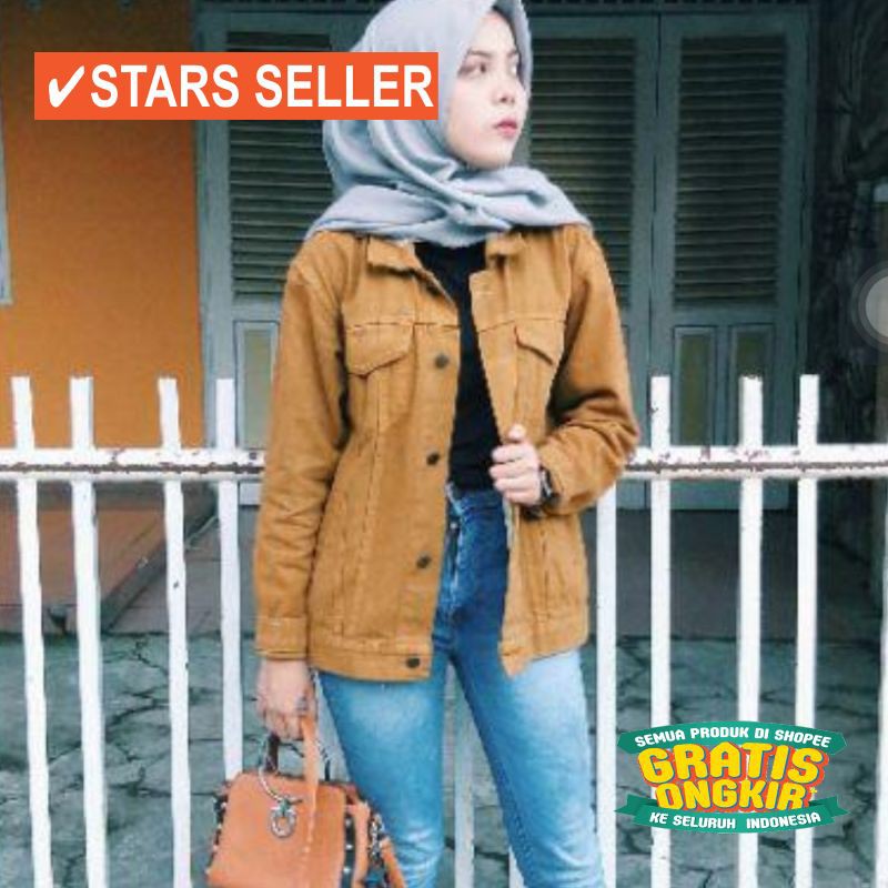 JAKET TERLARIS PRIA REMAJA TEBAL BOLAK BALIK / Oversized Jacket MUSTARD Jeans Denim ZARA Jaket Bio