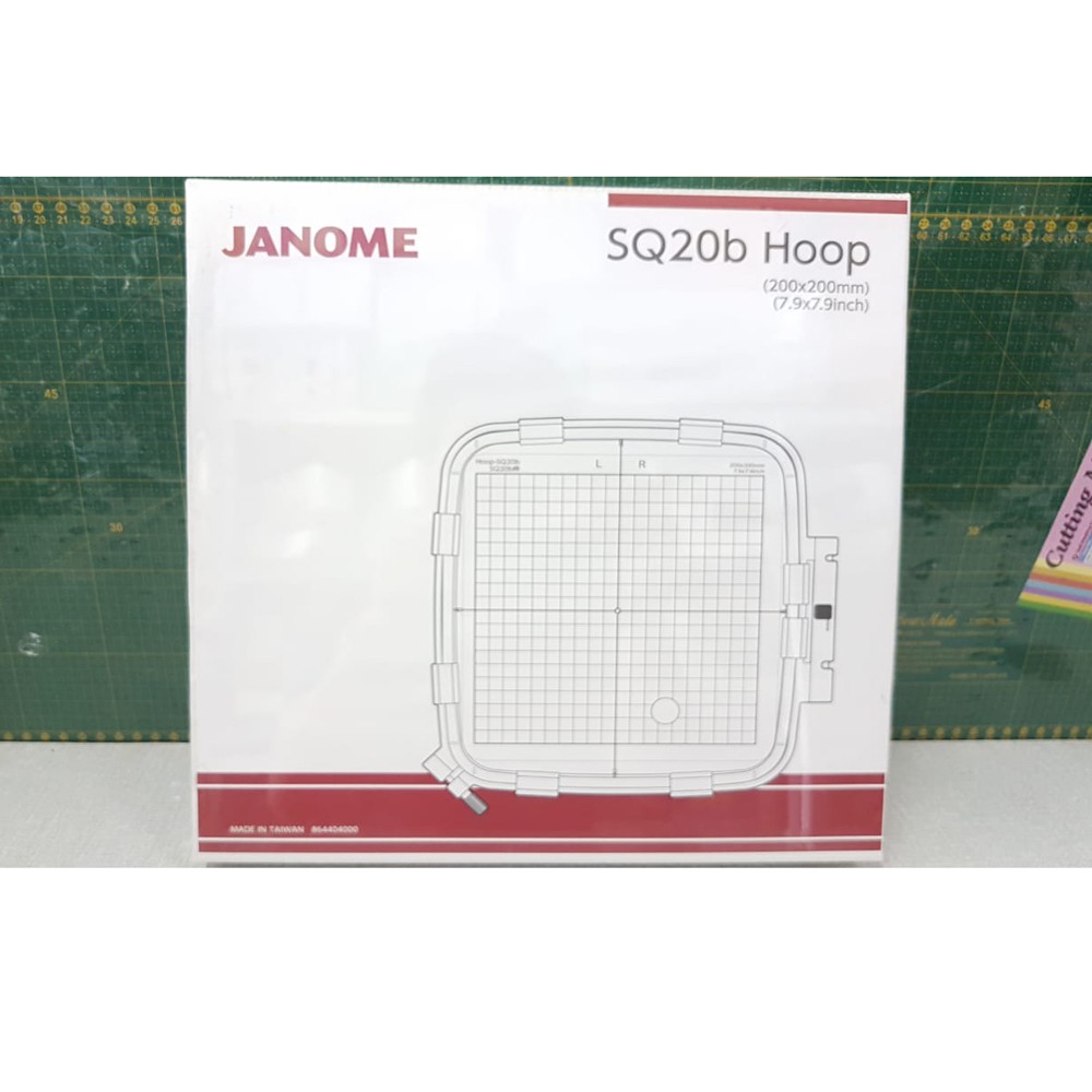 JANOME GENUINE PART pembidangan/Hoop mesin bordir komputer janome 20x20cm ( SQ 20 B )