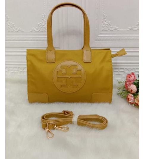 ♘ tas fashion import, tas branded motif Tory ella medium Tote selempang T2223, ❄