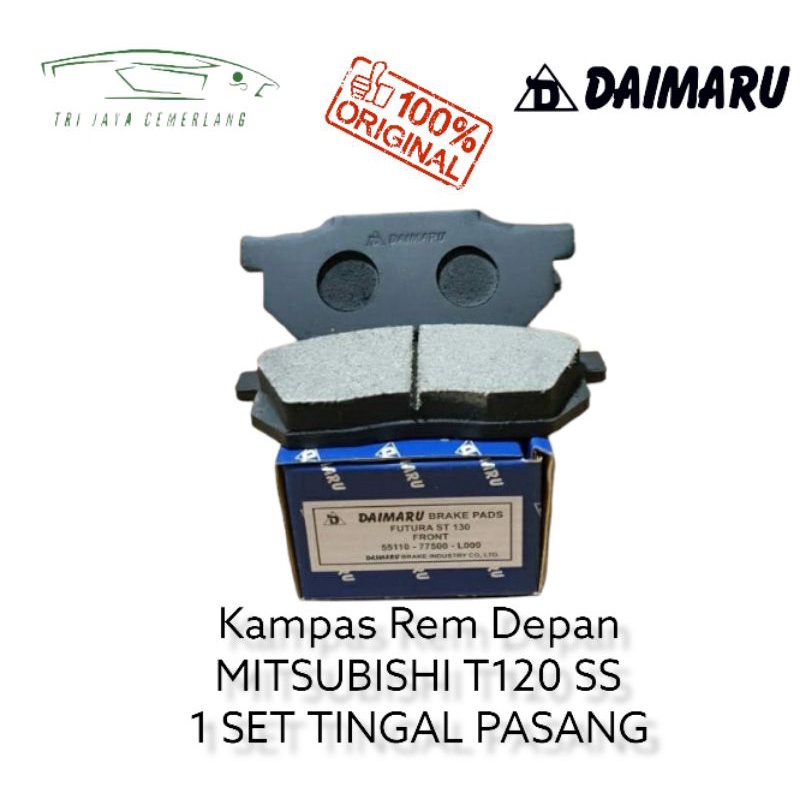 KAMPAS REM DEPAN MISTUBISHI T120SS FUTURA/KARIMUN WAGON R/CITY Z DAIMARU 1 SET