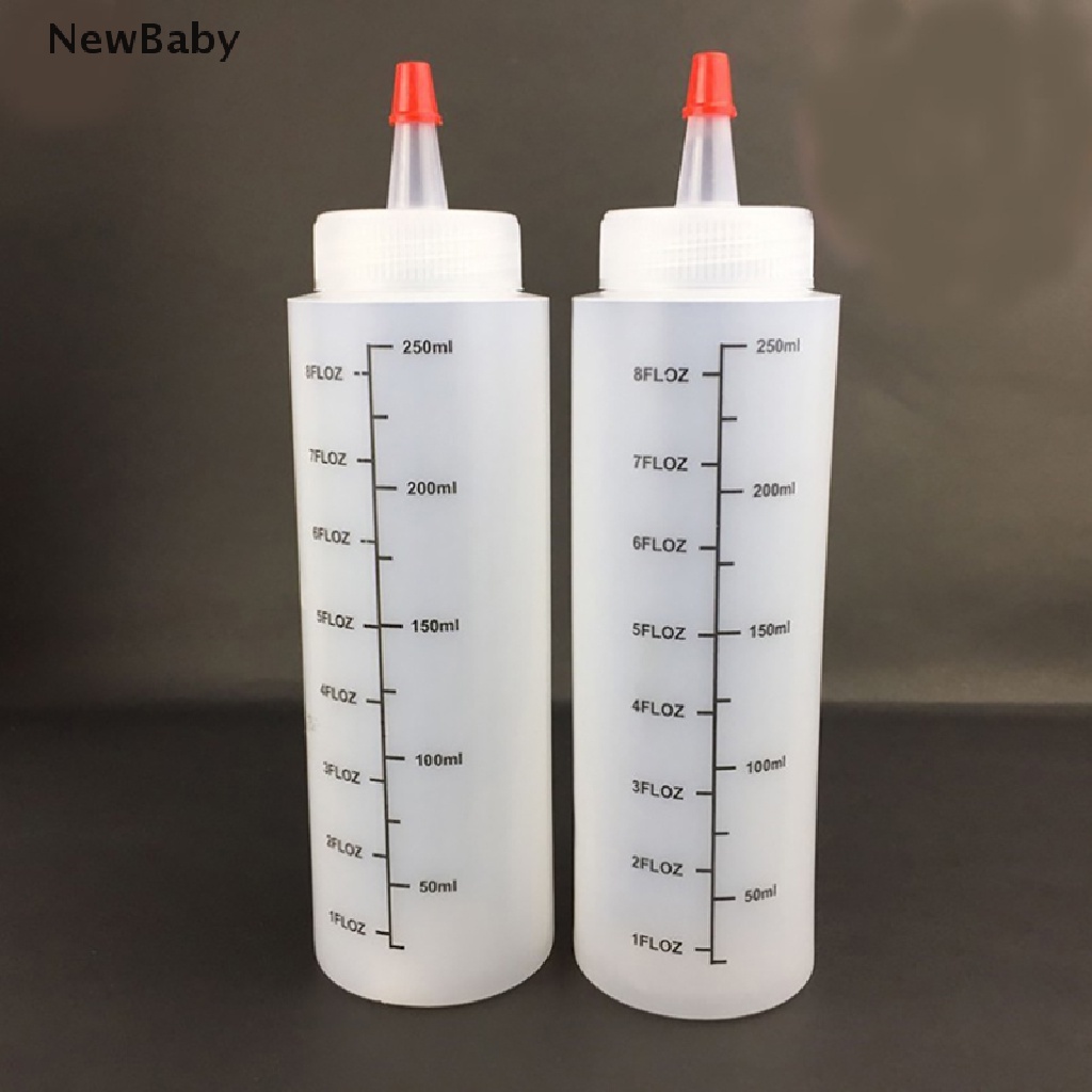 Botol Squeezabl Anti Bocor Dengan Skala Bayi Untuk Salad