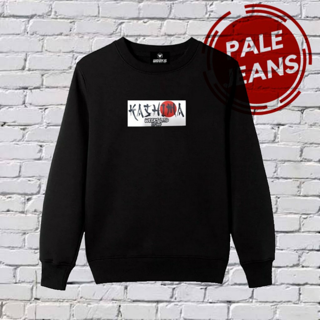 PALE JEANS Sweatshirt JAPAN EDITION / CREWNECK JPN / Sweater Oblong Jepang Original Distro Pria.-JPN4