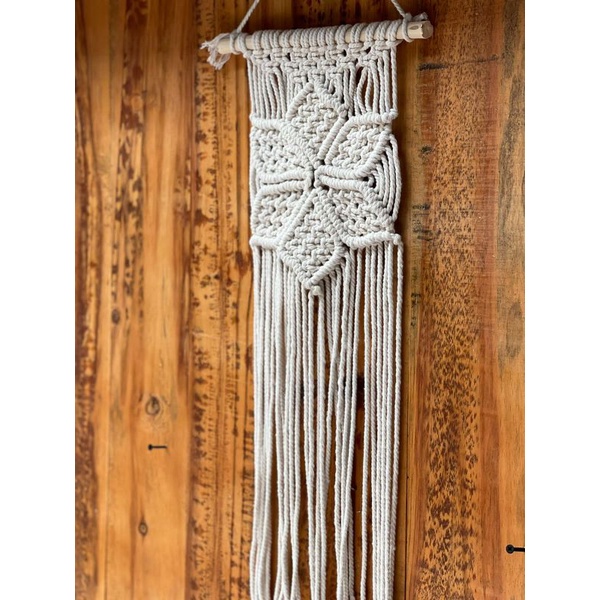 READY STOK) macrame hiasan dinding bunga / macrame wall hanging (HD 028)