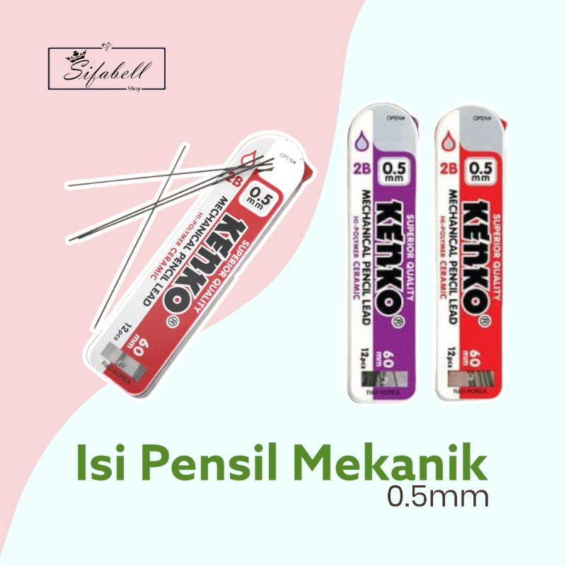 

Isi Pensil Mekanik 2B 0.5 mm Mechanical Pencil Lead Termurah