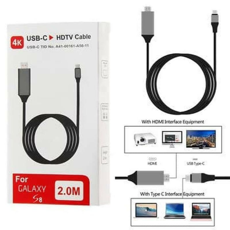 Kabel Type C to HDMI 4k