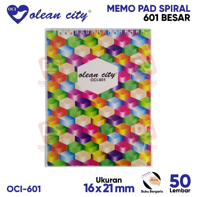 

Block Note / Memo Pad Spiral Besar 601 - OCI