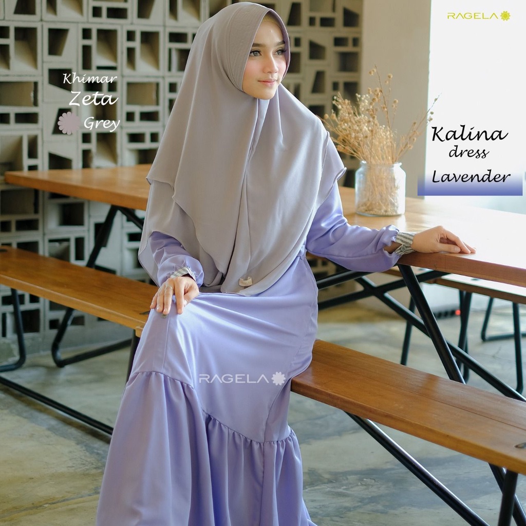 KALINA DRESS || Gamis Syari by RAGELA HIJAB