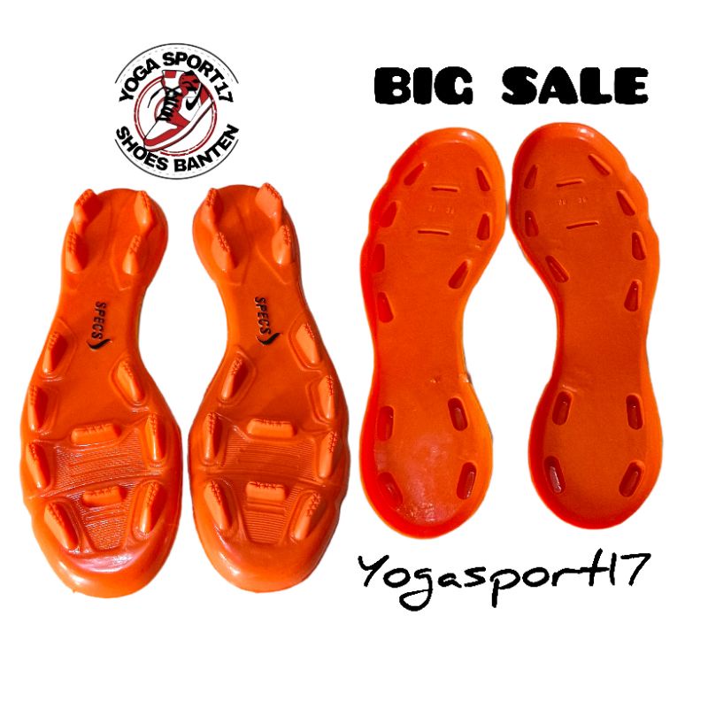 Outsole sepatu bola specs original, telapak sepatu bola