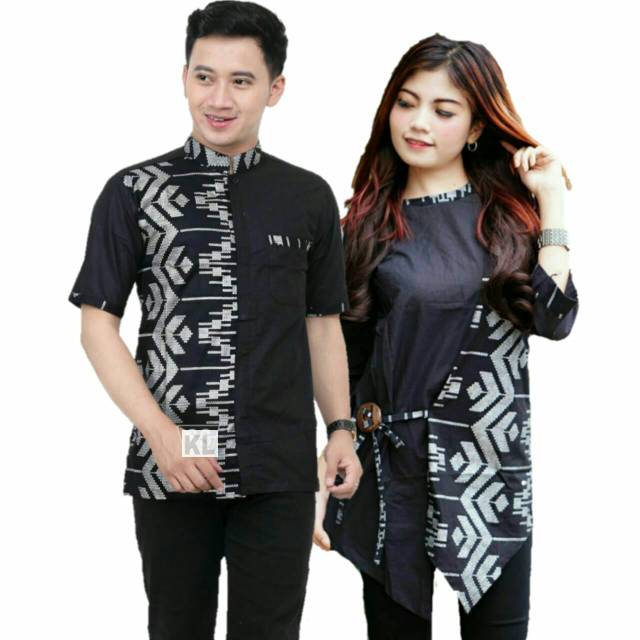 GROSIR BATIK COUPLE BLOUSE PRADA