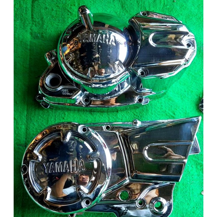 BAK KALTER MESIN RXKING RX KING KOPLING KANAN MODEL MX FENISING CROM KOMPLIT 1 SET TINGGAL PASANG