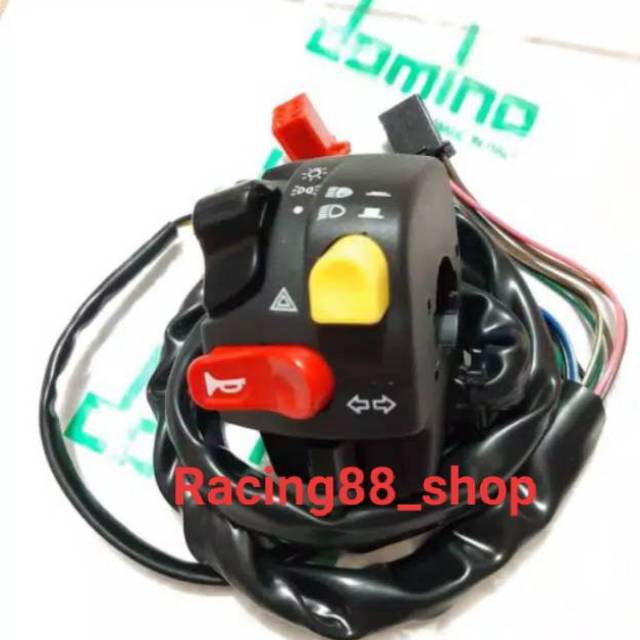 SAKLAR KIRI DOMINO HOLDER MODEL KTC Satria Fu Sonic150 Ninja150 R15 R25 PCX GSX XABRE CB150 CBR150