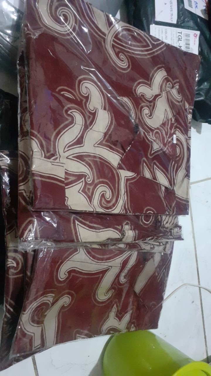 Maura Couple - Sania Ruffle Batik Couple Ori Ndoro Jowi Garansi Termurah Shopee - Batik Modern Solo