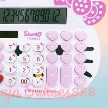 

[D09WL]⭐ Kalkulator Hello kitty JUMBO SIZE kartun calculator Hello kitty KT3399 BESAR 3399 12 digit