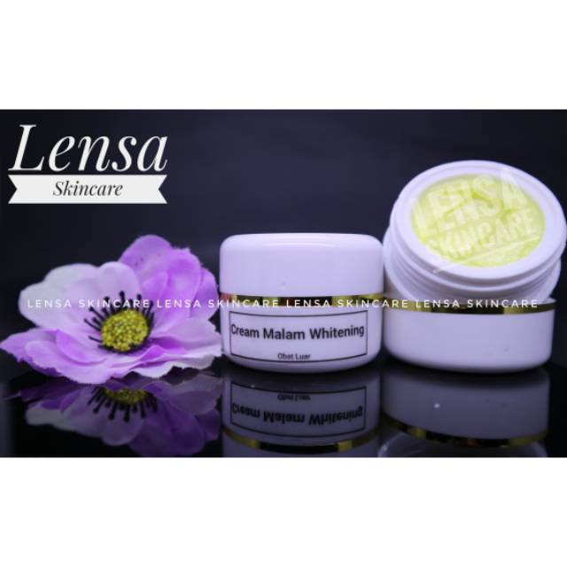 Cream Malam WHITENING -- Cream Malam Pemutih dan Pencerah Apotek Pesona Jelita Theraskin