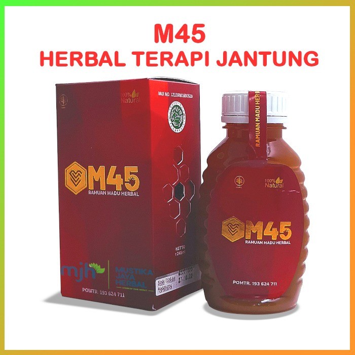 COD MADU 45 RAMUAN MADU HERBAL M45 MADU JANTUNG STROKE KOLESTEROL