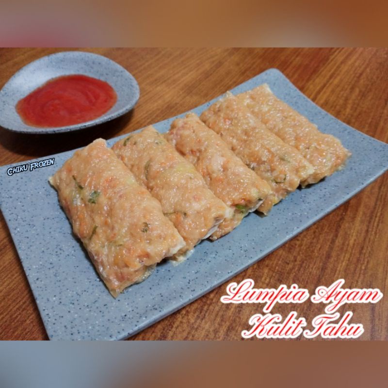 

Lumpia Ayam Kulit Tahu isi 7pcs (Frozen Food/Beku)