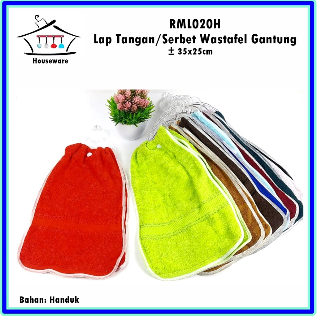 Lap Tangan/Kain Lap Dapur/Serbet Wastafel Handuk Gantung