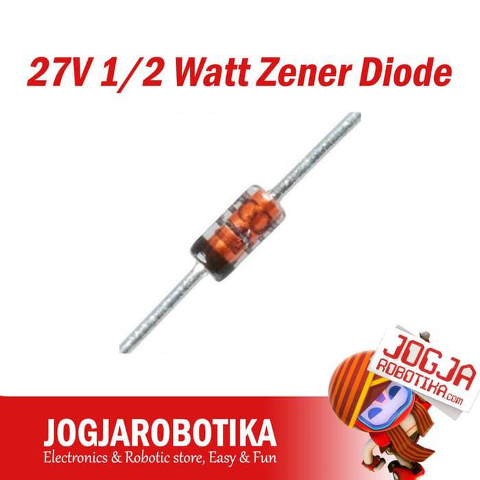 Dioda 27V 0.5 Watt Zener Diode