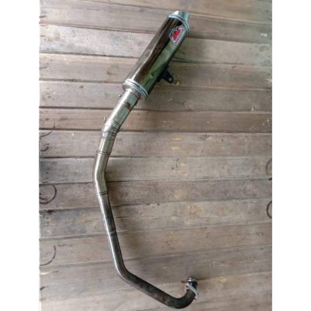 Knalpot R9 new Mugello black ex r15