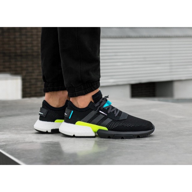 Sepatu Pria - Adidas POD System 3.1 Black Green - PRM