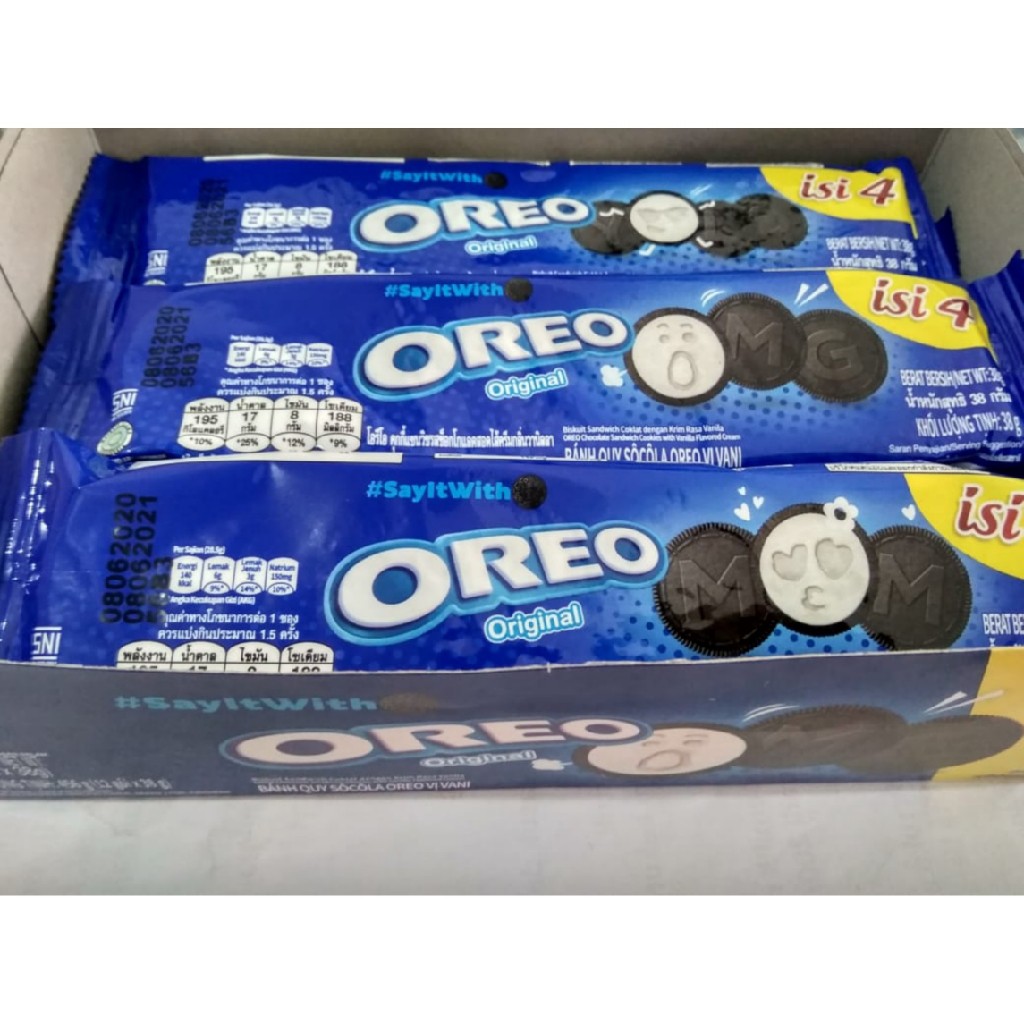 

Oreo Vanilla / Oreo Original Kotak Box isi 12 bungkus