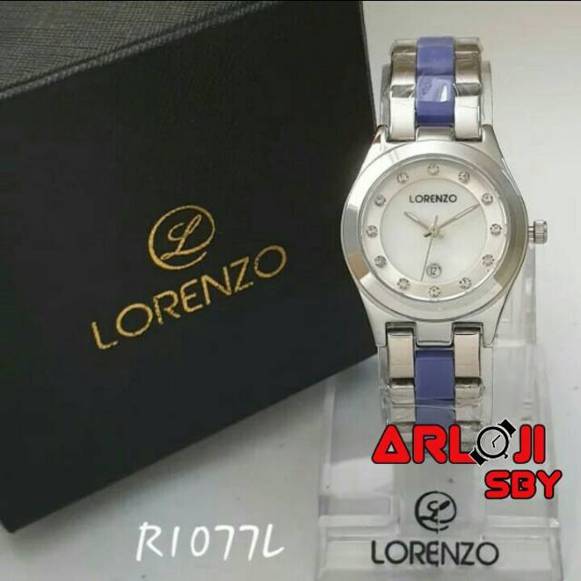 Jam wanita LORENZO 1077 casual original