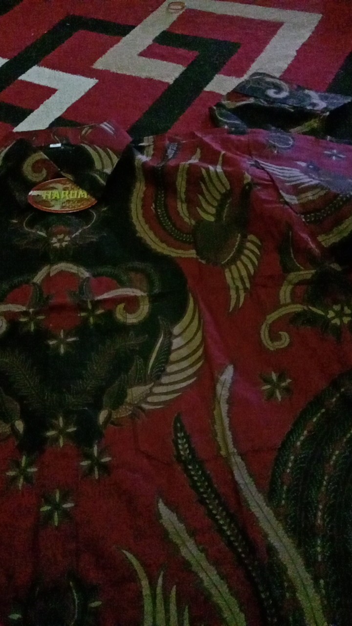 Kemeja Batik Pria Lengan Panjang Murah Seragam M L Xl Xxl
