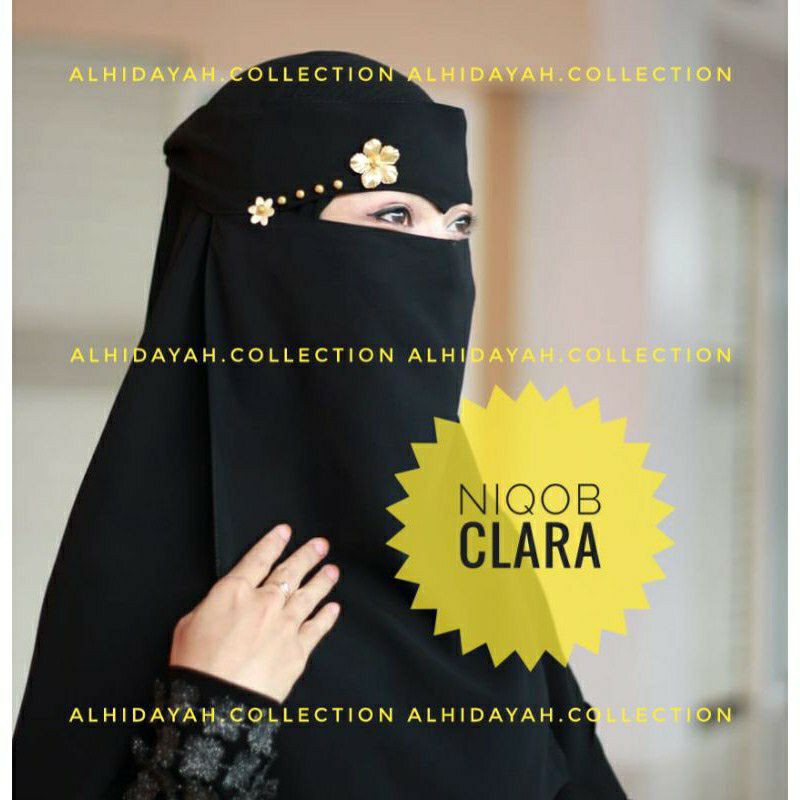 Niqab Bandana Clara Niqob Elang Cat eye