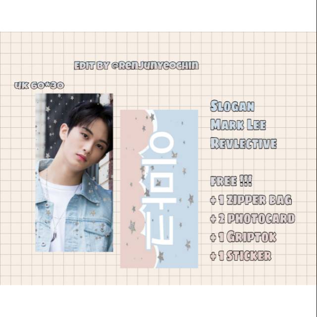 PO SLOGAN MARK LEE NCT