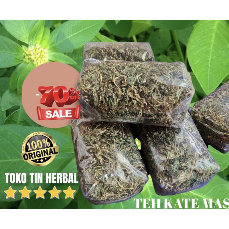 

Teh Ampuh Dayet-Daun Kate mas Kering Herbs Penurun Berat Badan