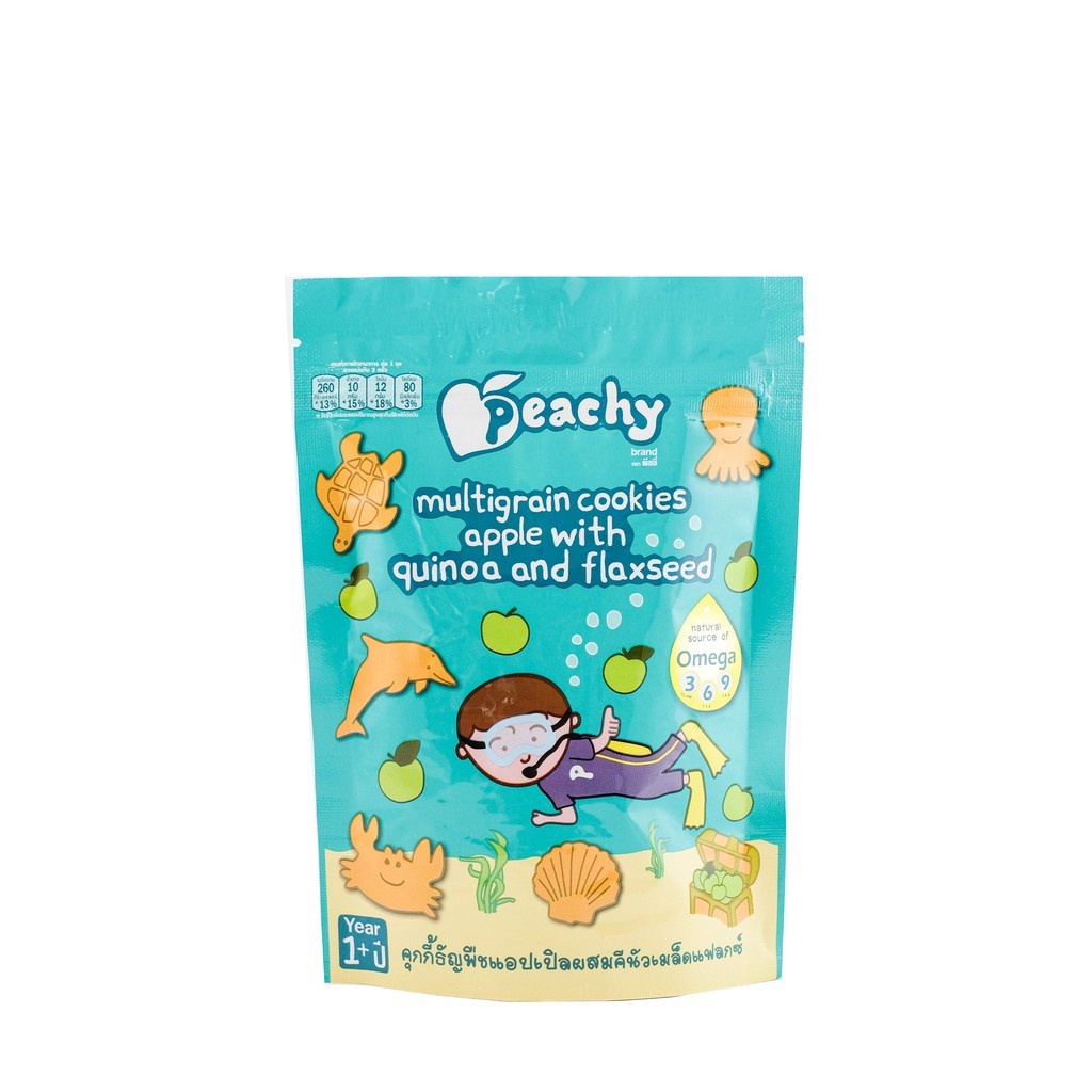 

PEACHY - Multigrain Cookies Apple With Quinoa and Flaxseed 50gr