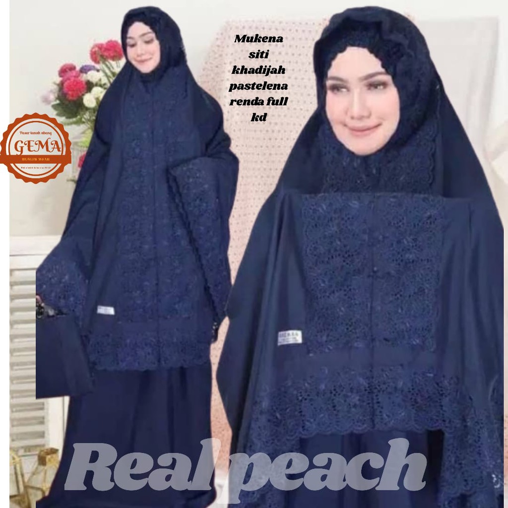 mukena siti khadijah jumbo kd full pastelena