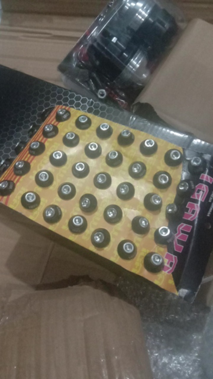 Baut L + Ring Monel Variasi Isi 40pcs Universal/ Baut Monel L