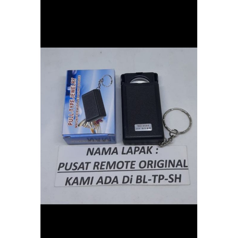 KACA PEMBESAR MEGNIFER LUP 45X PLUS LAMPU ORIGINAL