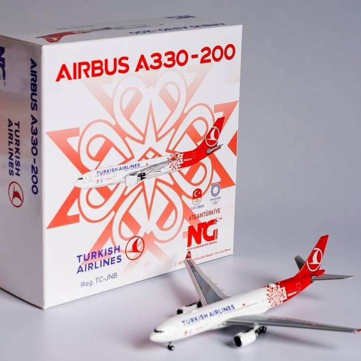 Diecast Turkish Airlines A330-200 TC-JNB Tokyo 2020 Olympic Games NG Model