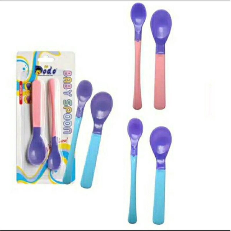 Dodo baby spoon with heat sensor/DAC030/Sendok makan bayi