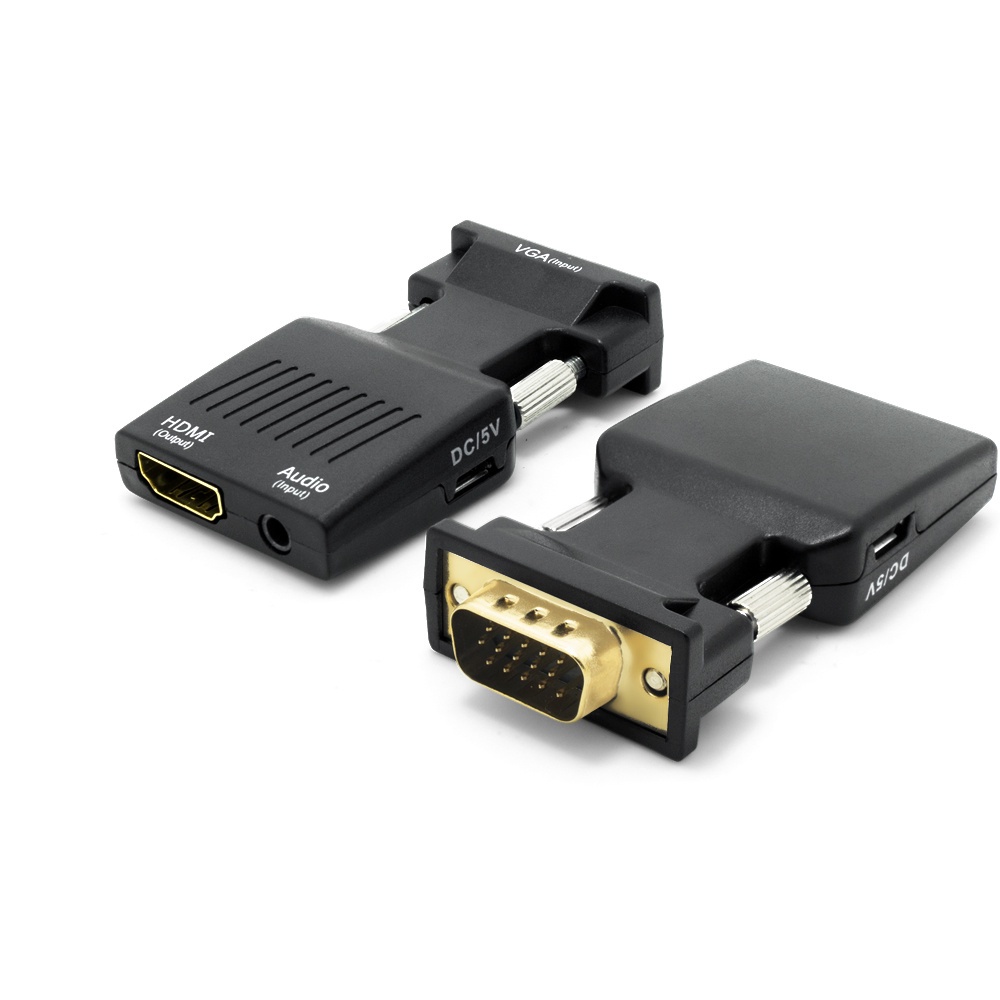 konverter vga to hdmi / konverter vga input to hdmi output / vga to hdmi / Tech Over Flow