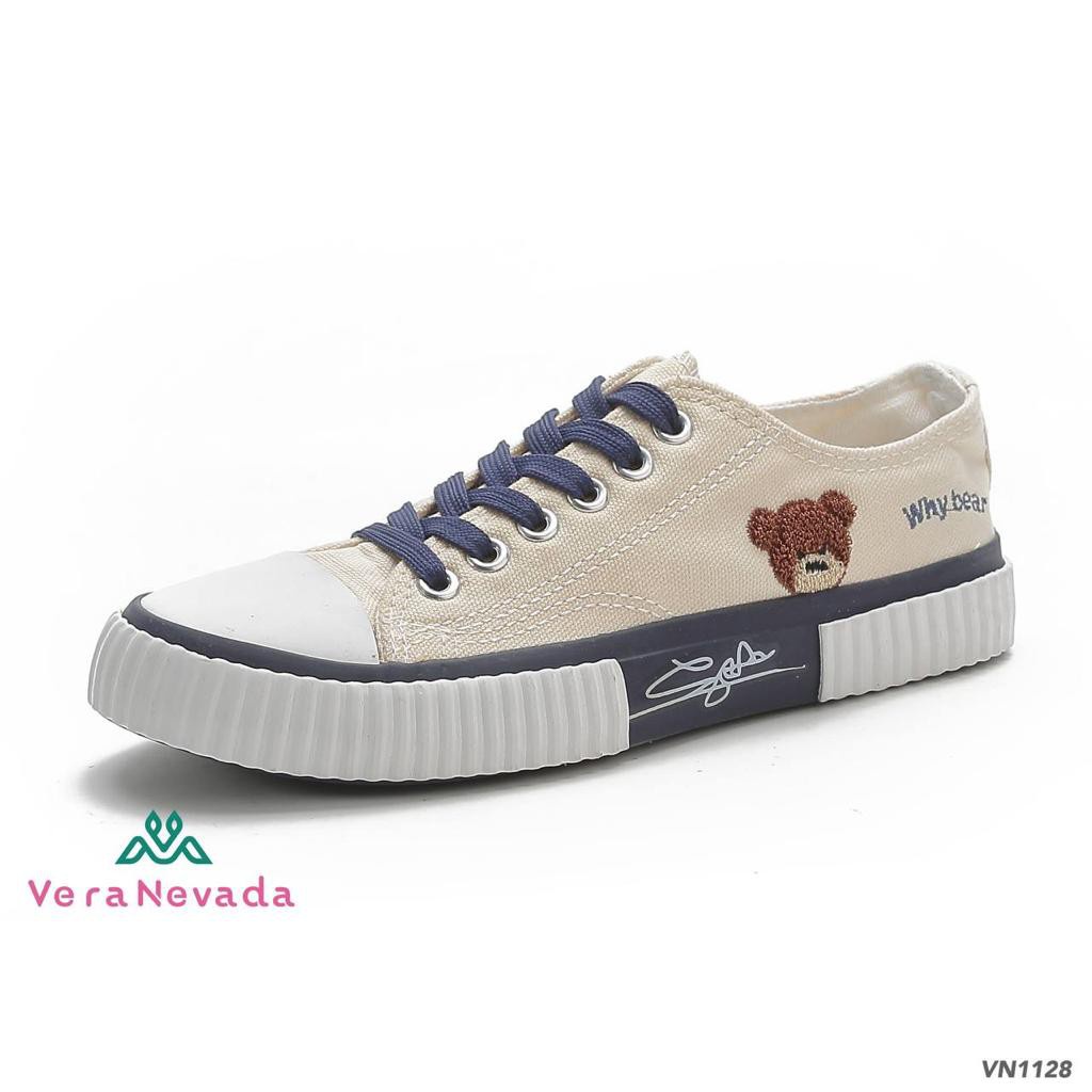Vera Nevada Bearin Sepatu Sneakers Wanita Sport Shoes VN1128-BEIGE