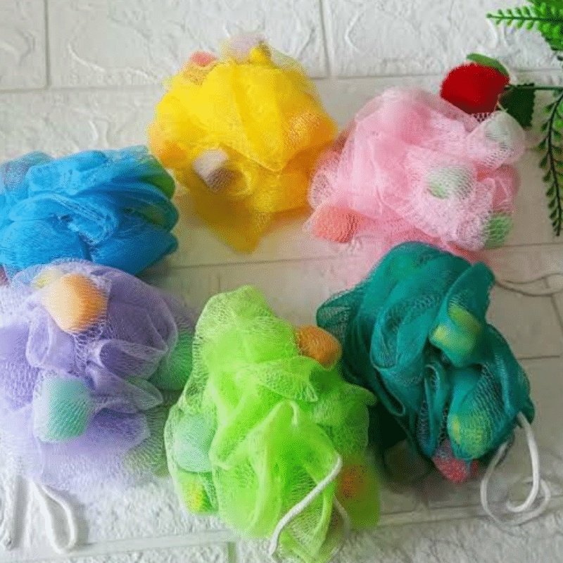 ANG SPONS MANDI JARING GOSOK BADAN / SHOWER PUFF / SPONGE JARING