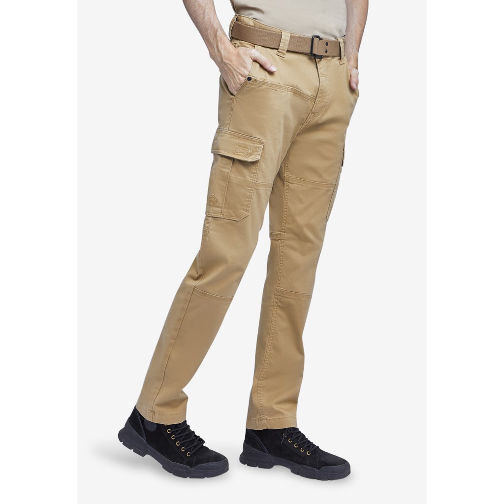 Celana Cargo Panjang Asli MGee 3451C Glenn 004 Khaky dan Black