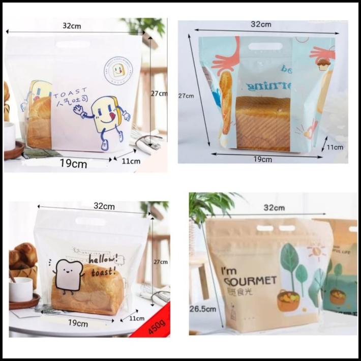 

Plastik Roti Ziplock / Kantong Roti / Kantong Plastik Roti Tawar Donat