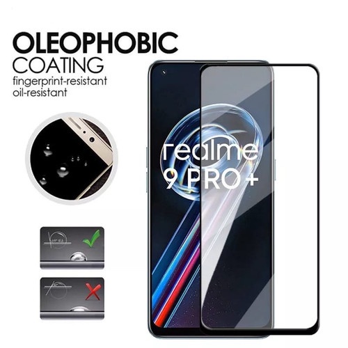 Tempered Glass Realme 9i 9 Pro 9Pro Plus Narzo 50 5G Bening Full Layar Ceramic Clear Matte Anti Blue Anti Spy Full Kaca