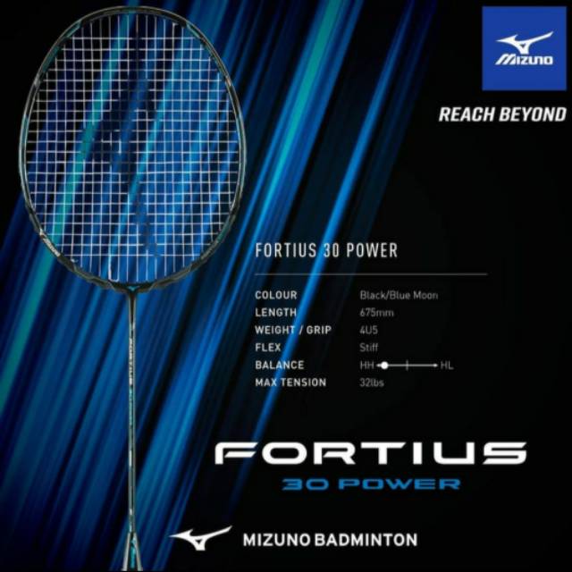 RAKET BADMINTON MIZUNO FORTIUS 30 POWER