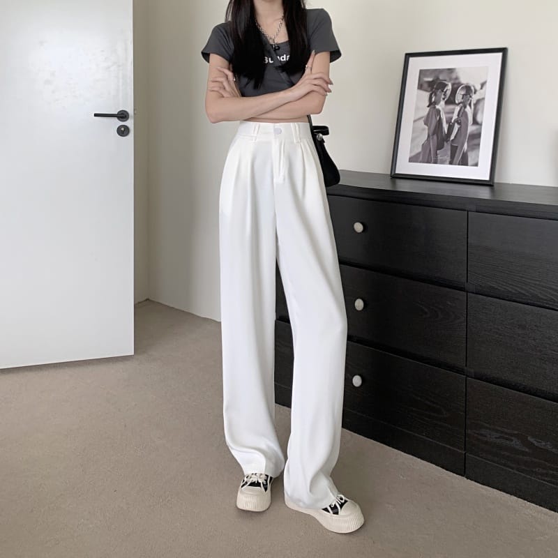 Jennie Loose Pants Highwaist Korean Style